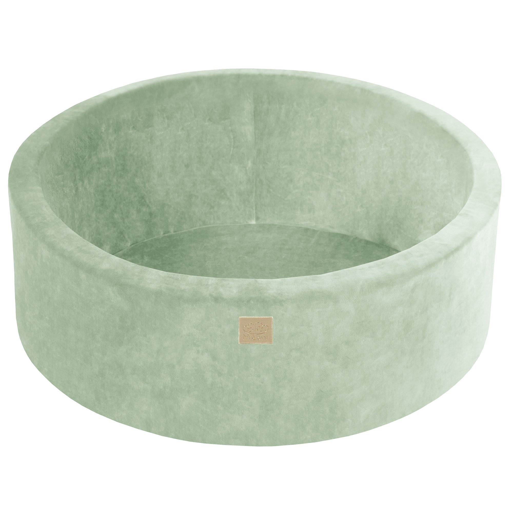 Velvet Foam Baby Ball Pit Sage Green | Balls to Choose