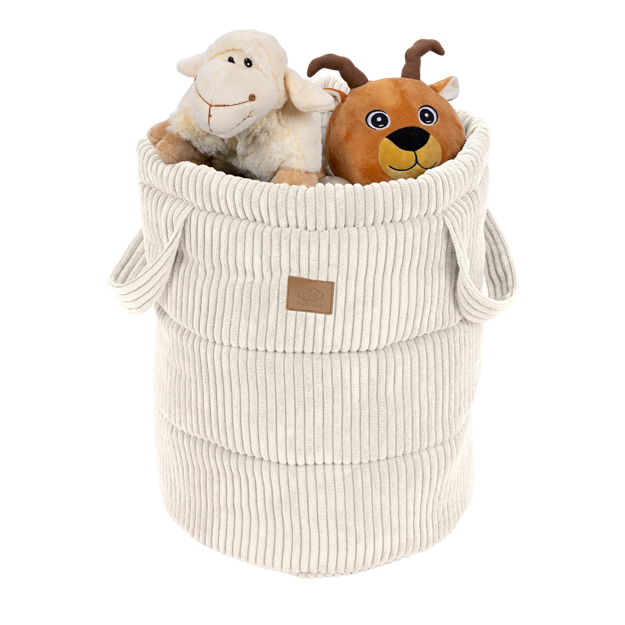 Toy Storage Basket for Kids – Corduroy Organizer | Aesthetic