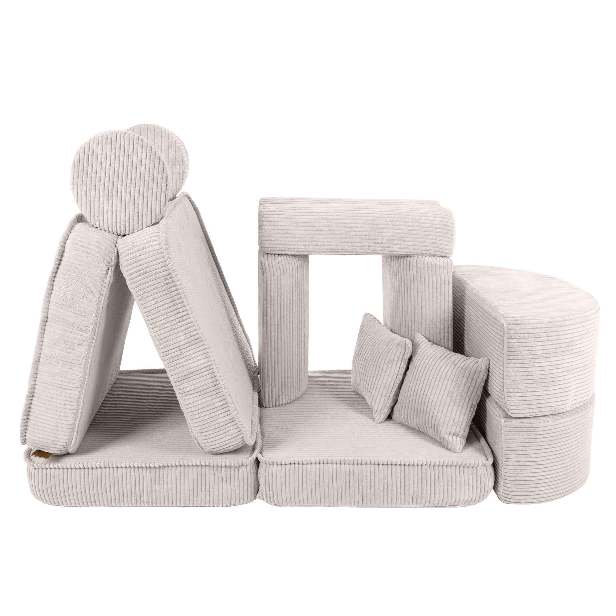 Aesthetic Sofa Max – Modular Kids Play Sofa Bed | 12 Pieces
