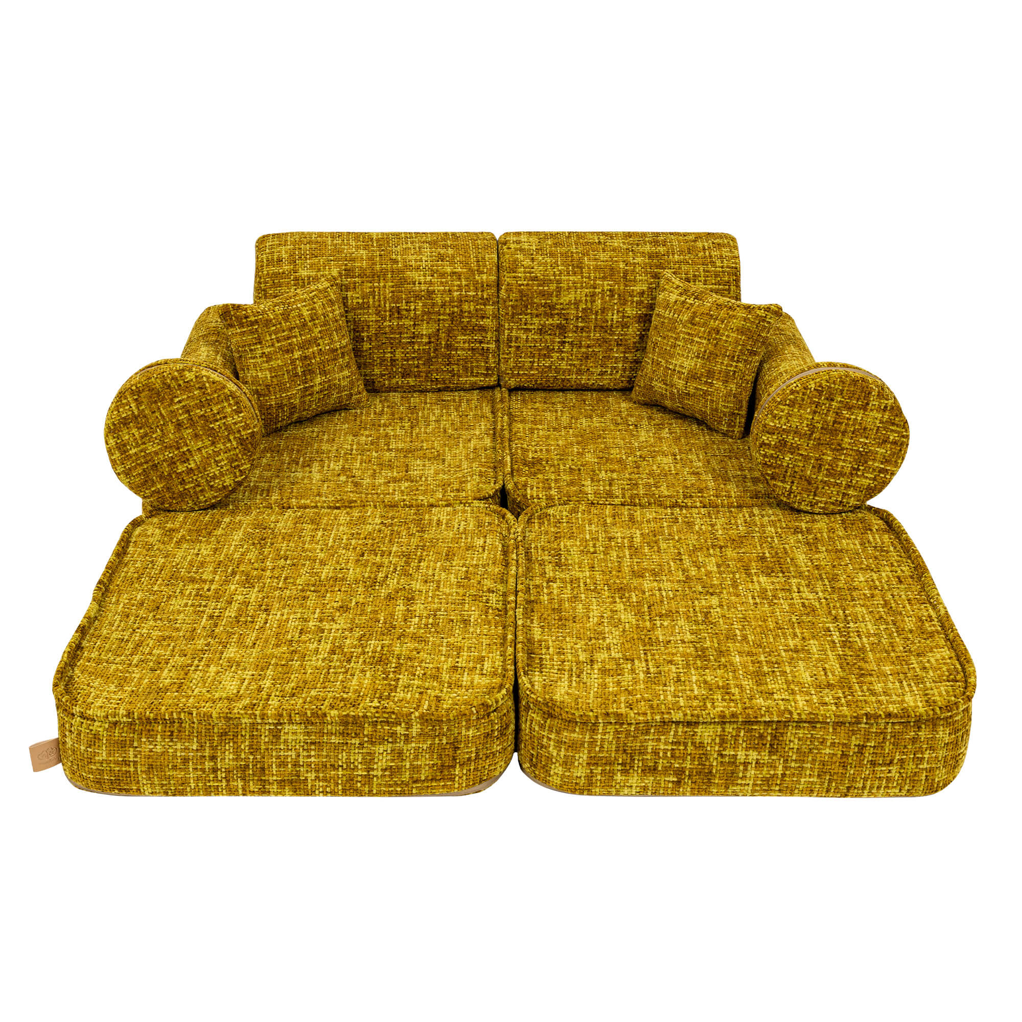 Meowbaby Tangle Pocket Sofa Plus Honey Mustard