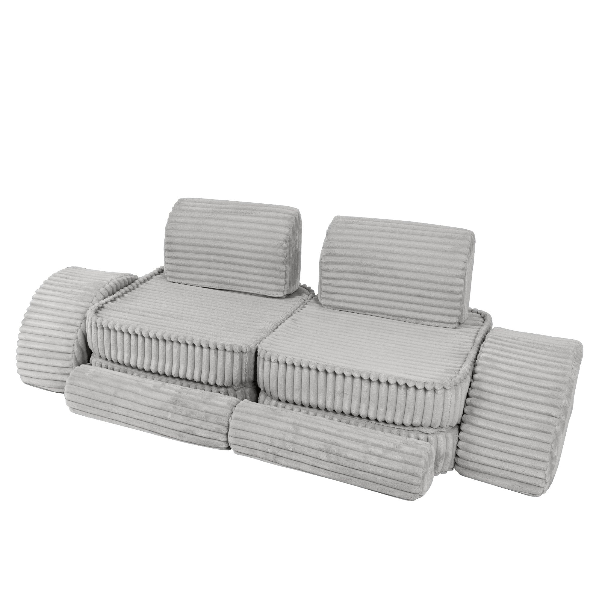 Meowbaby Churros Pocket Sofa Max Moon Dust Grey
