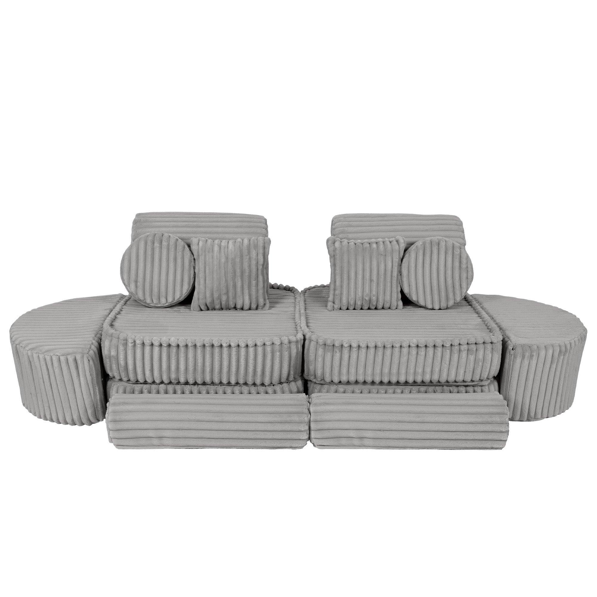 Meowbaby Churros Pocket Sofa Max Moon Dust Grey