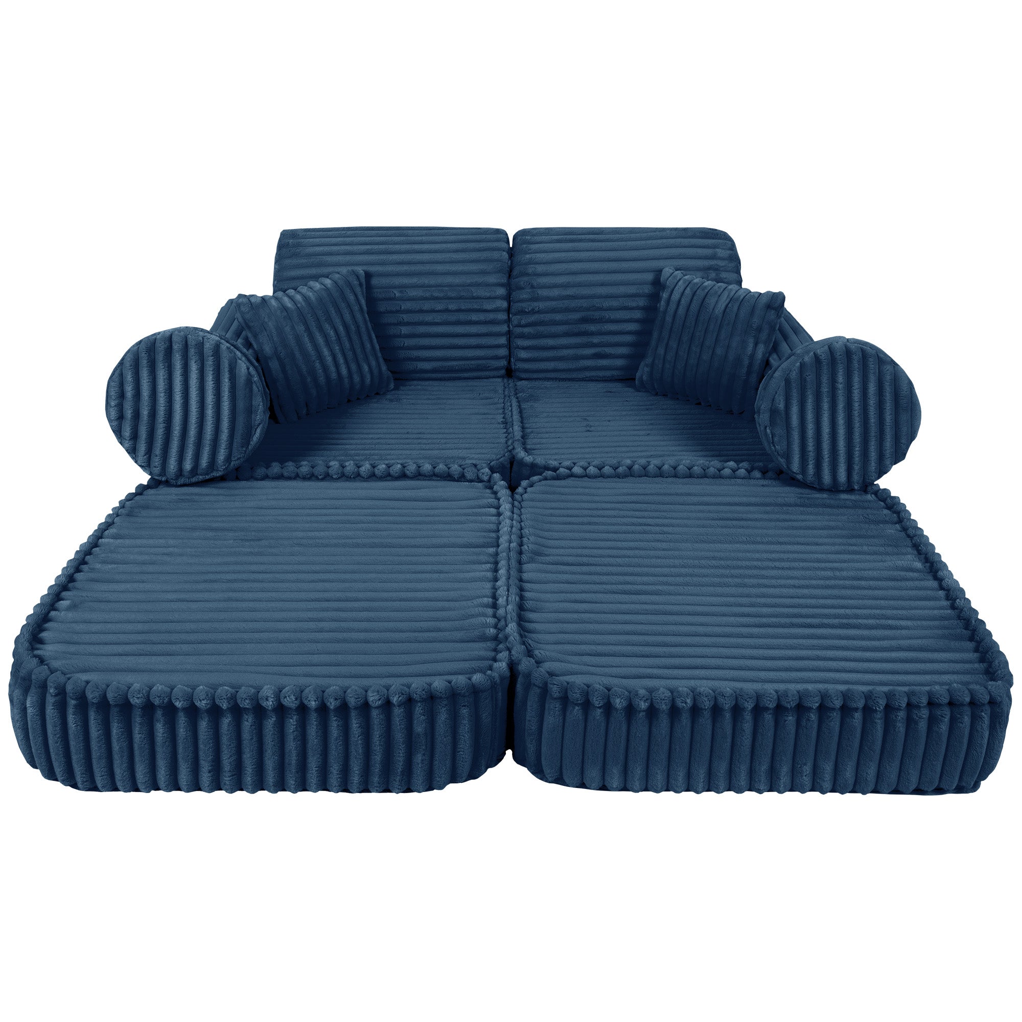 Meowbaby Churros Pocket Sofa Plus Midnight Blue