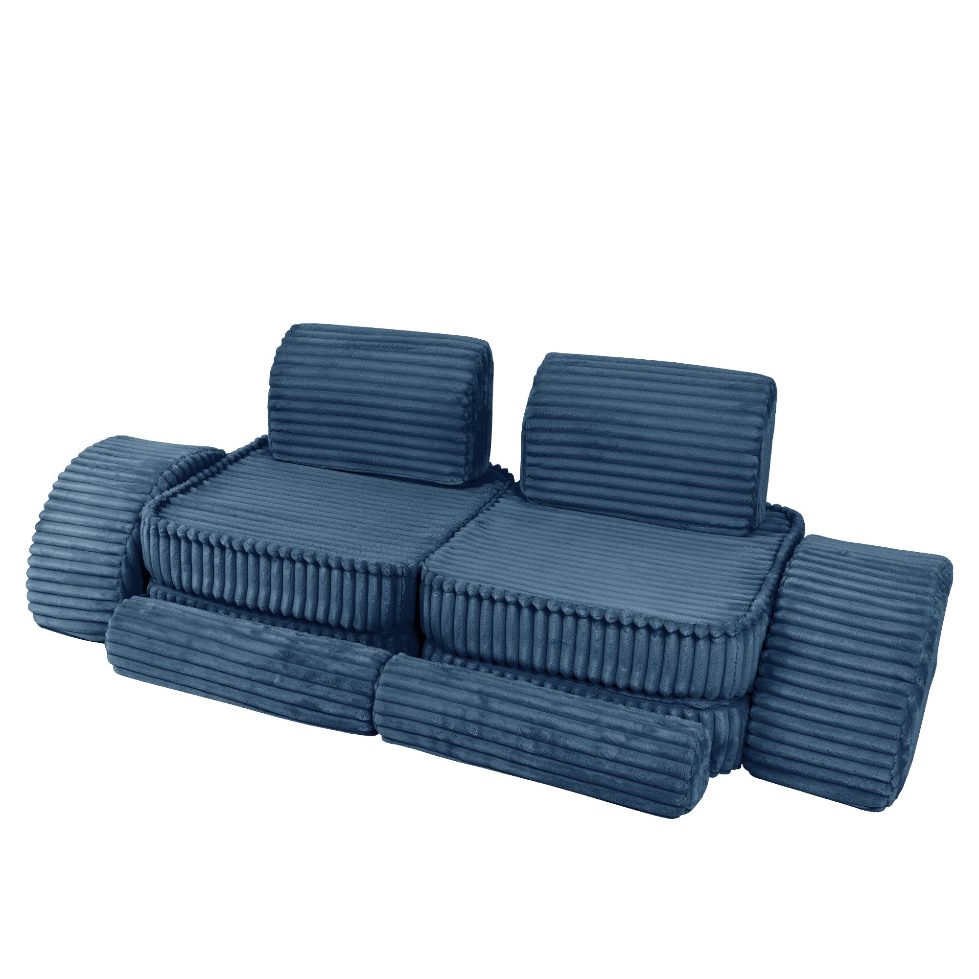 Meowbaby Churros Pocket Sofa Max Midnight Blue