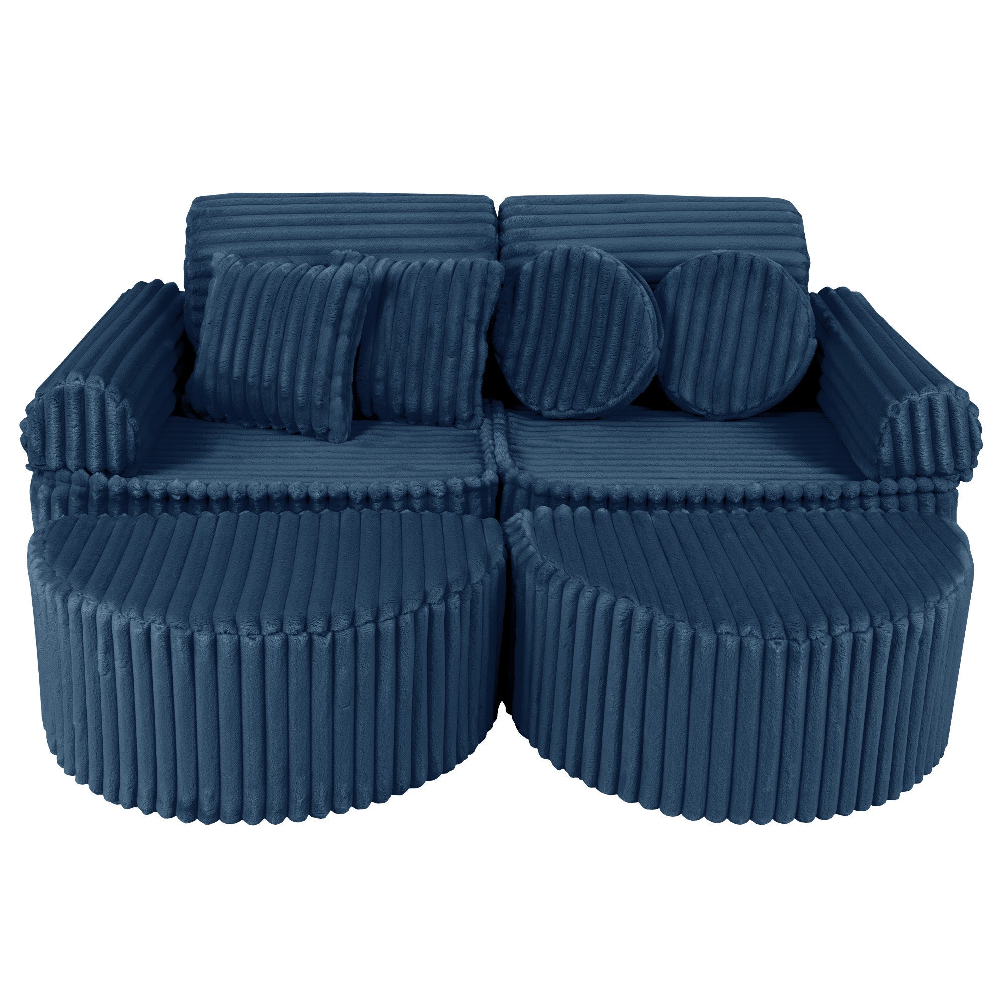 Meowbaby Churros Pocket Sofa Max Midnight Blue