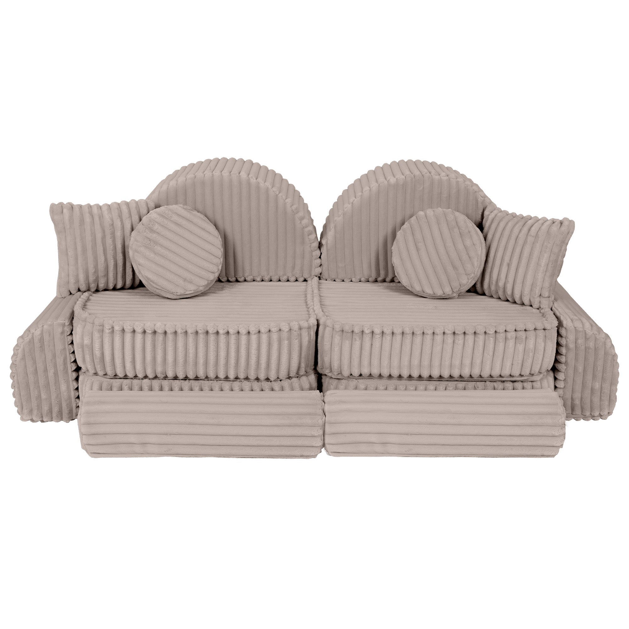 Meowbaby Churros Pocket Sofa Max Pebble Beige