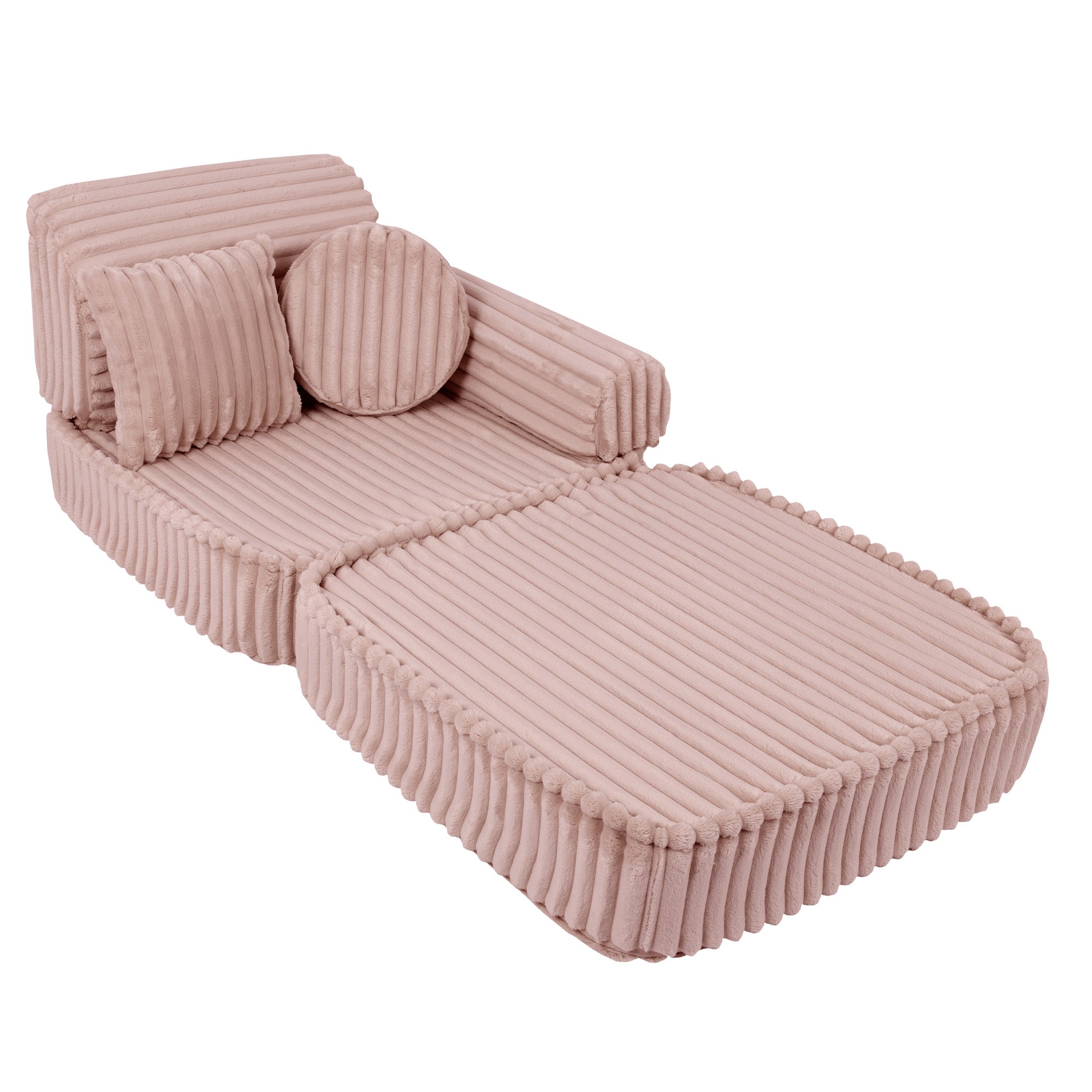 Meowbaby Churros Pocket Sofa Plus Ruby Chocolate Pink