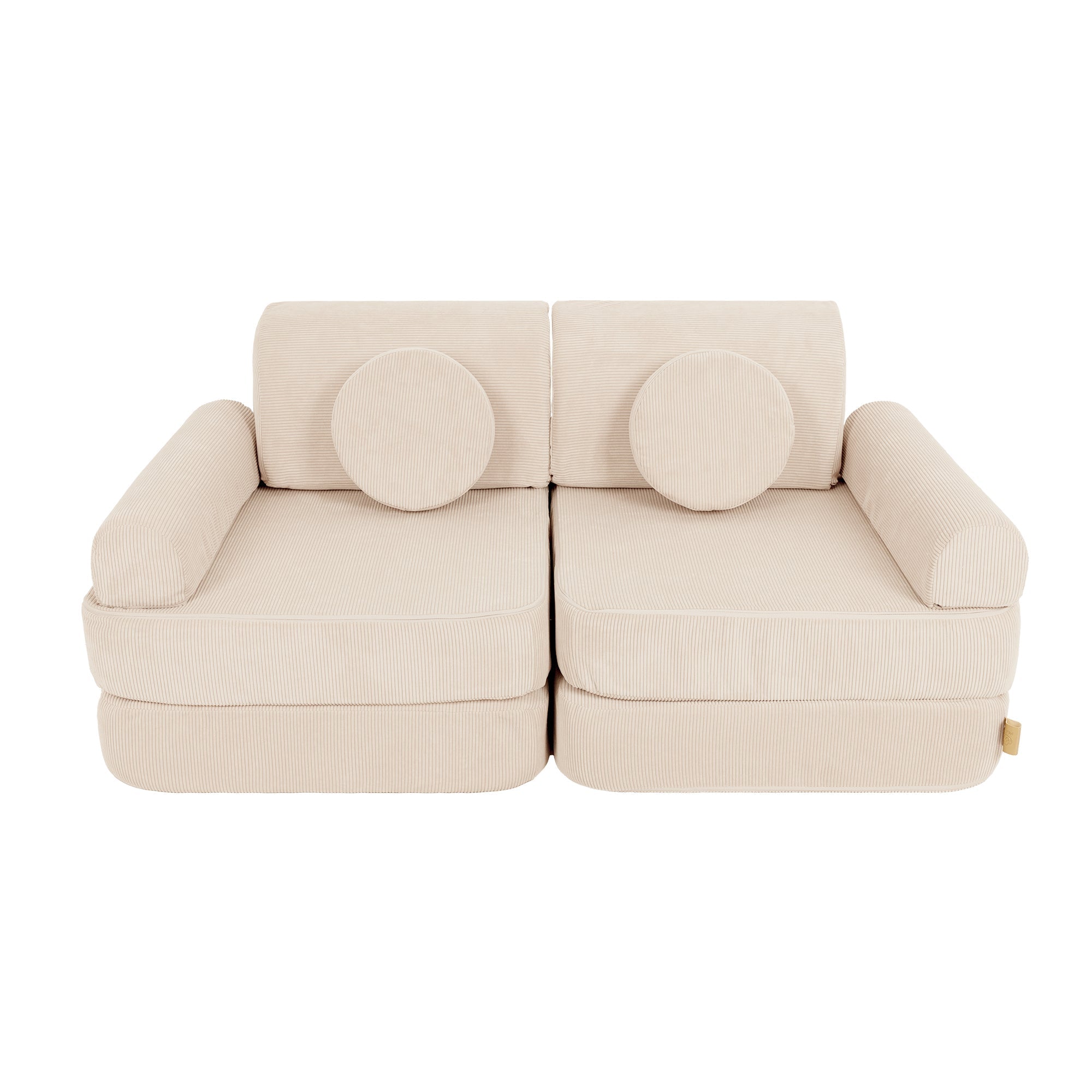 MeowBaby Slimcord Play Sofa Plus – Modular Kids Play Sofa Bed | 10 Pieces