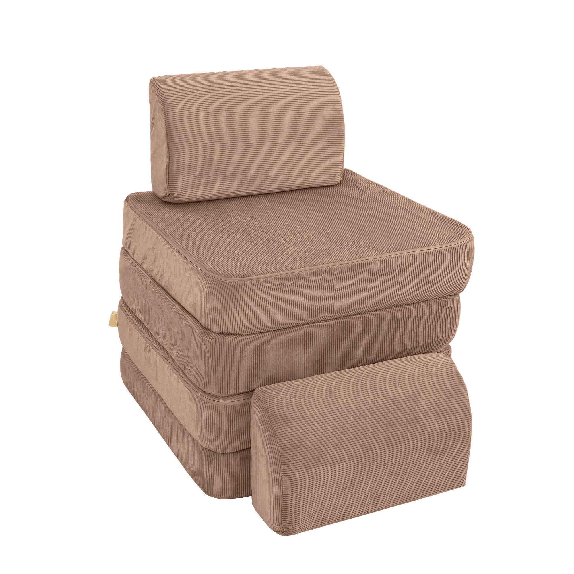 Slimcord Sofa Basic – Modular Kids Play Sofa Bed | 4 Pieces