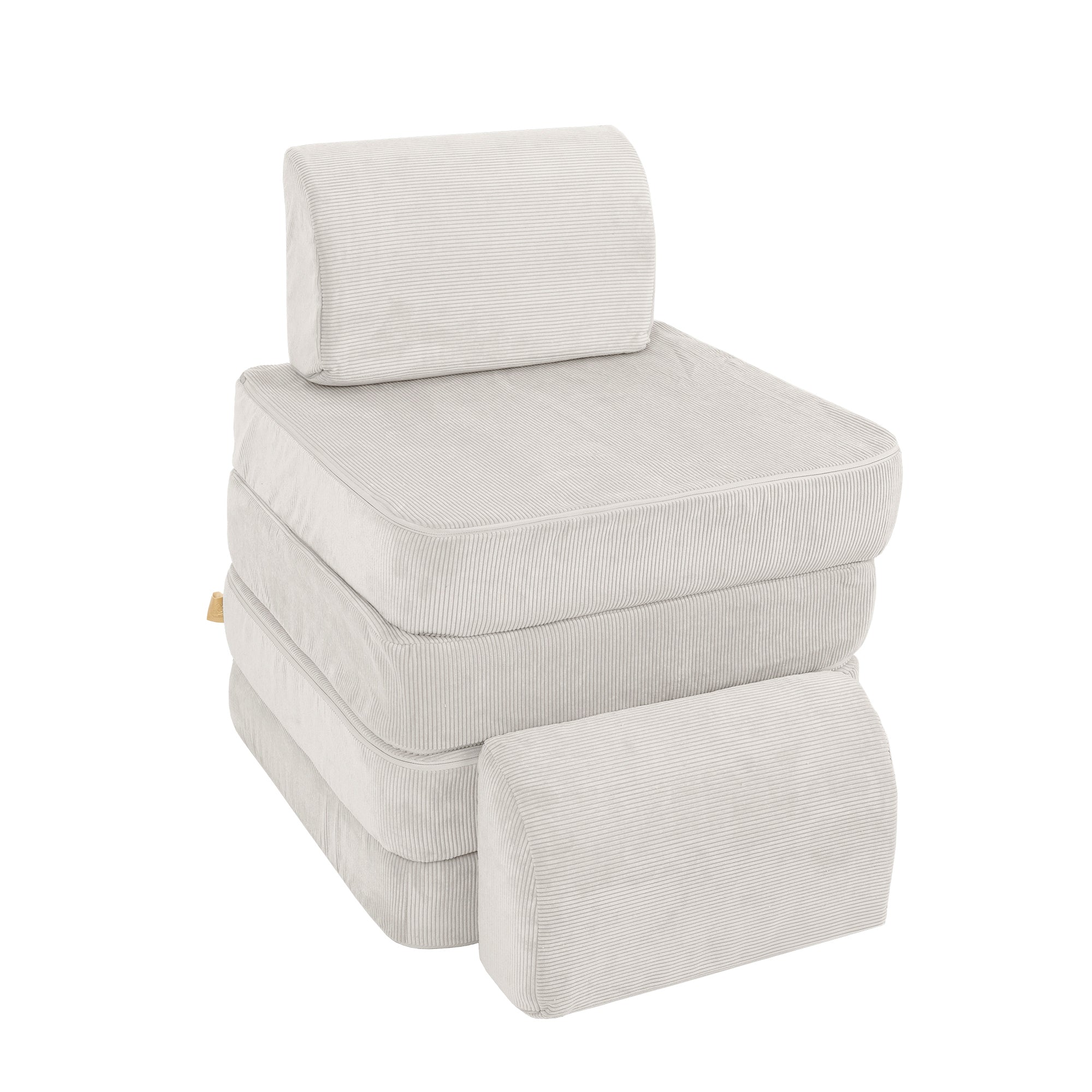 Slimcord Sofa Basic – Modular Kids Play Sofa Bed | 4 Pieces