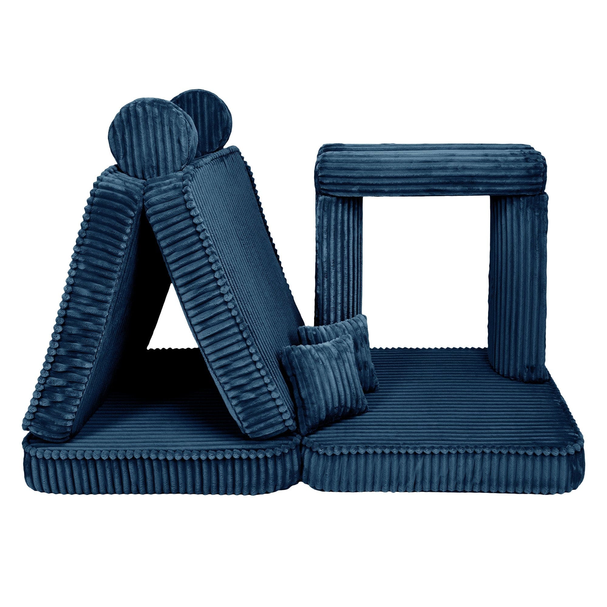 Meowbaby Kids Play Sofa - Modular Play Couch | 10 Pieces | Churros