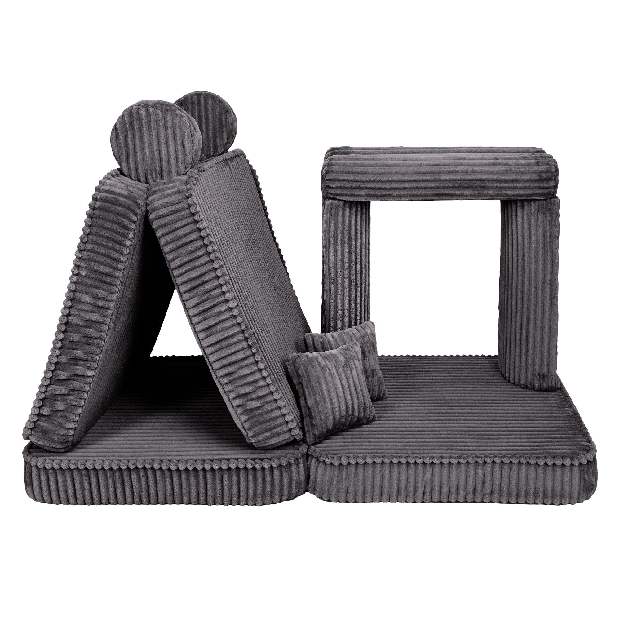 Meowbaby Kids Play Sofa - Modular Play Couch | 10 Pieces | Churros