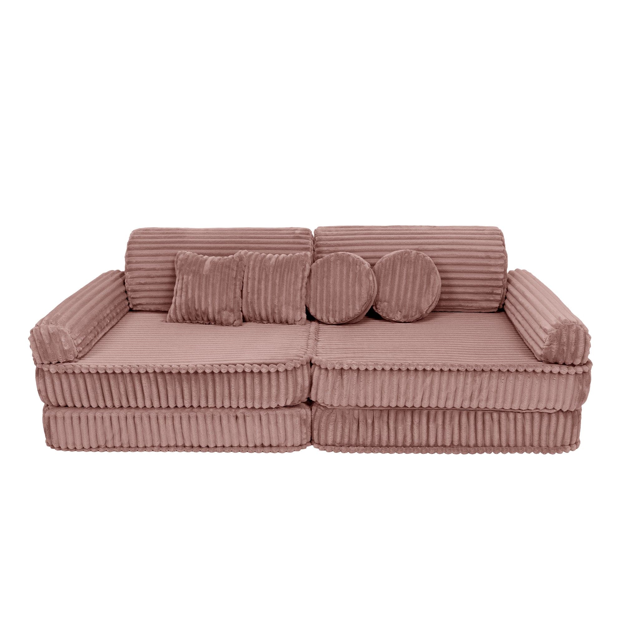 Meowbaby Kids Play Sofa - Modular Play Couch | 10 Pieces | Churros