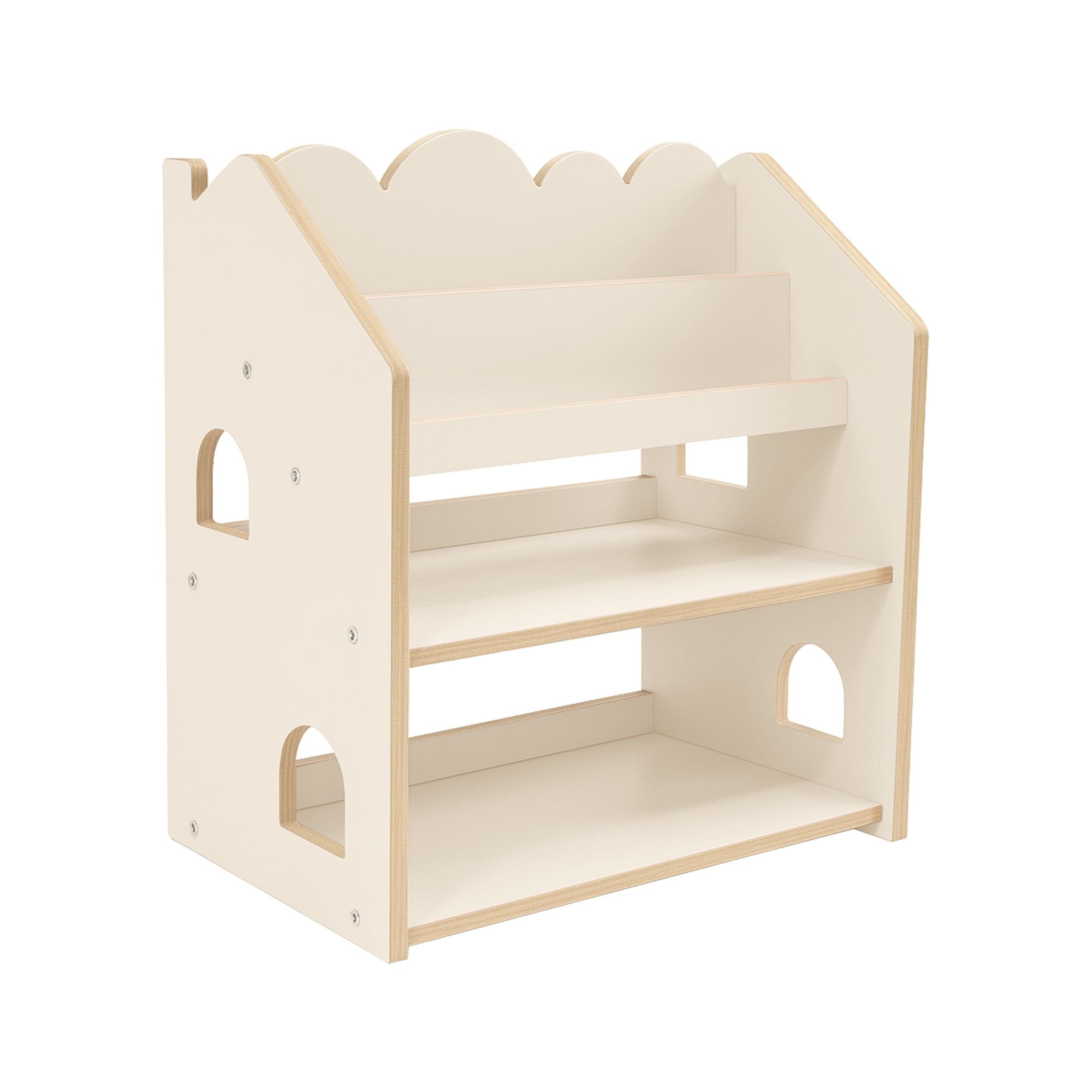 MeowBaby Montessori Bookcase– MDF House Bookshelf