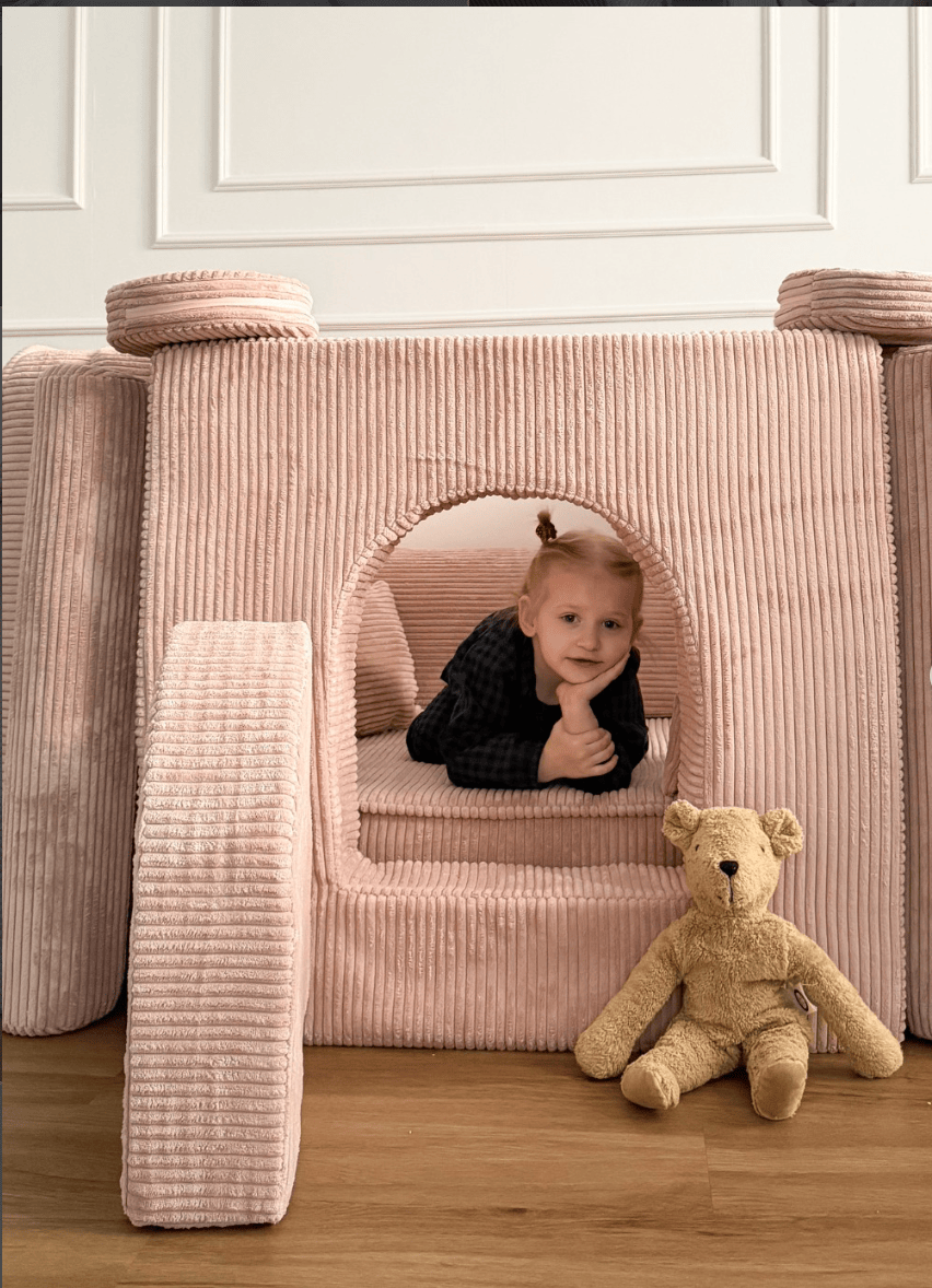Meowbaby Aesthetic Soft Play Set for Toddlers | Foam Playground Archway | 4 Elements