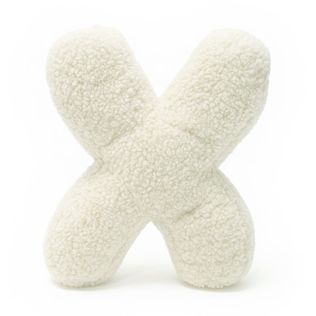 Meowbaby Alphabet Letter Pillow Cream | Bearly