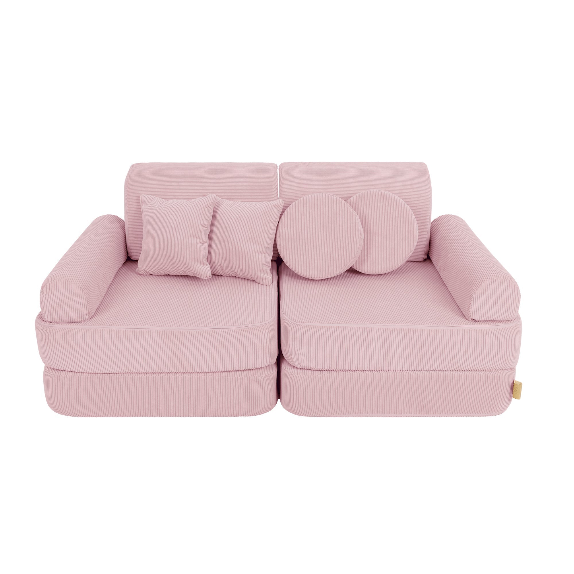 MeowBaby Slimcord Play Sofa Plus – Modular Kids Play Sofa Bed | 10 Pieces