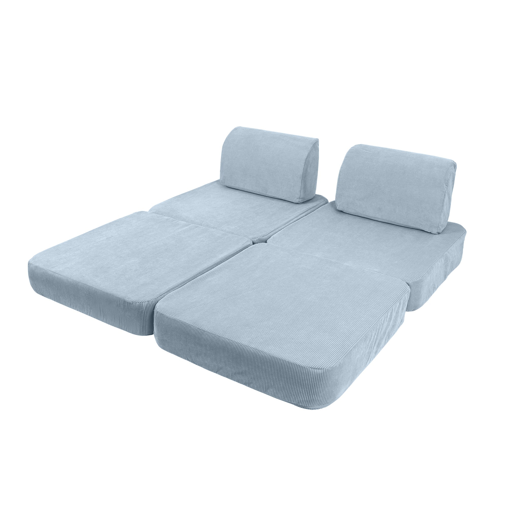 Slimcord Sofa Basic – Modular Kids Play Sofa Bed | 4 Pieces