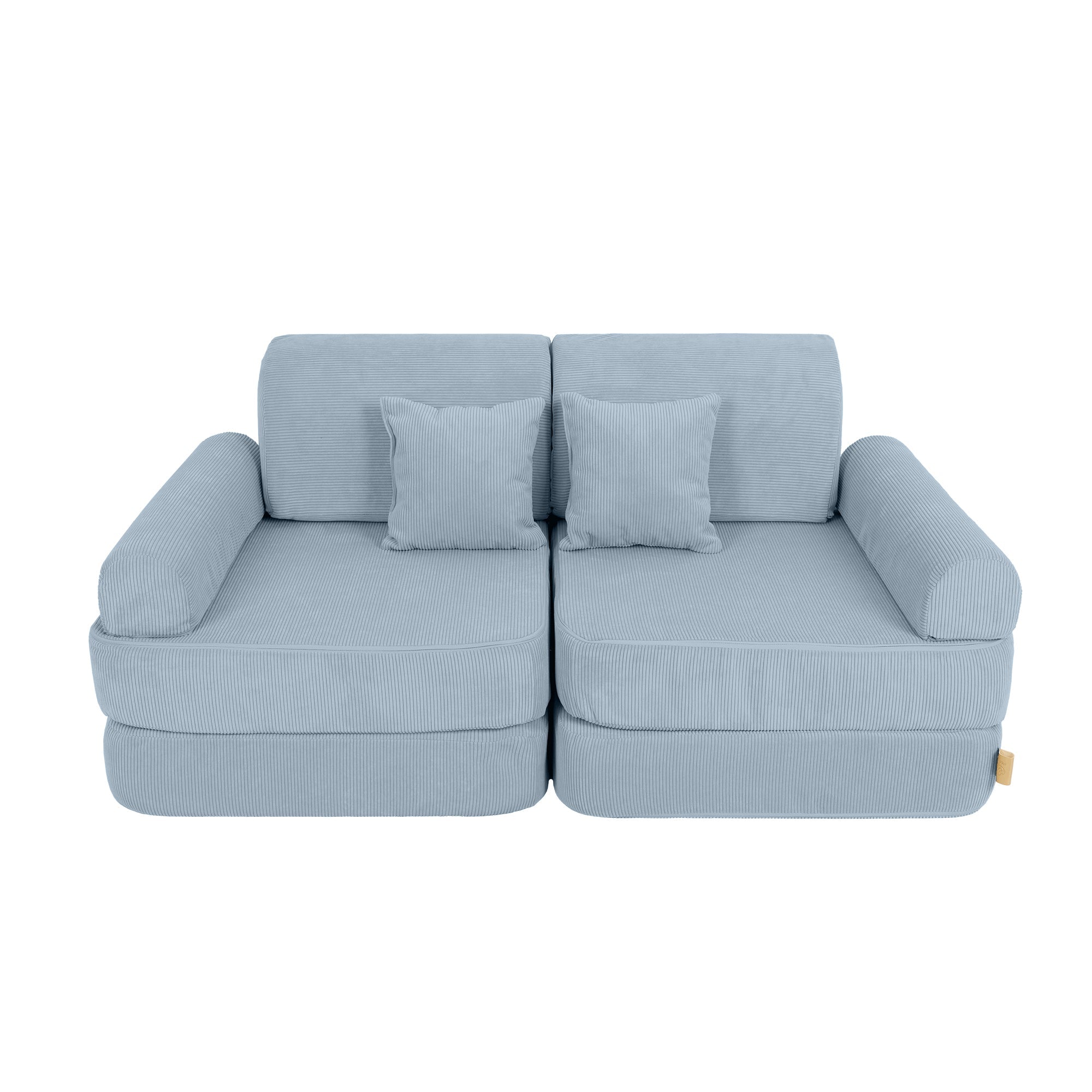 MeowBaby Slimcord Play Sofa Plus – Modular Kids Play Sofa Bed | 10 Pieces