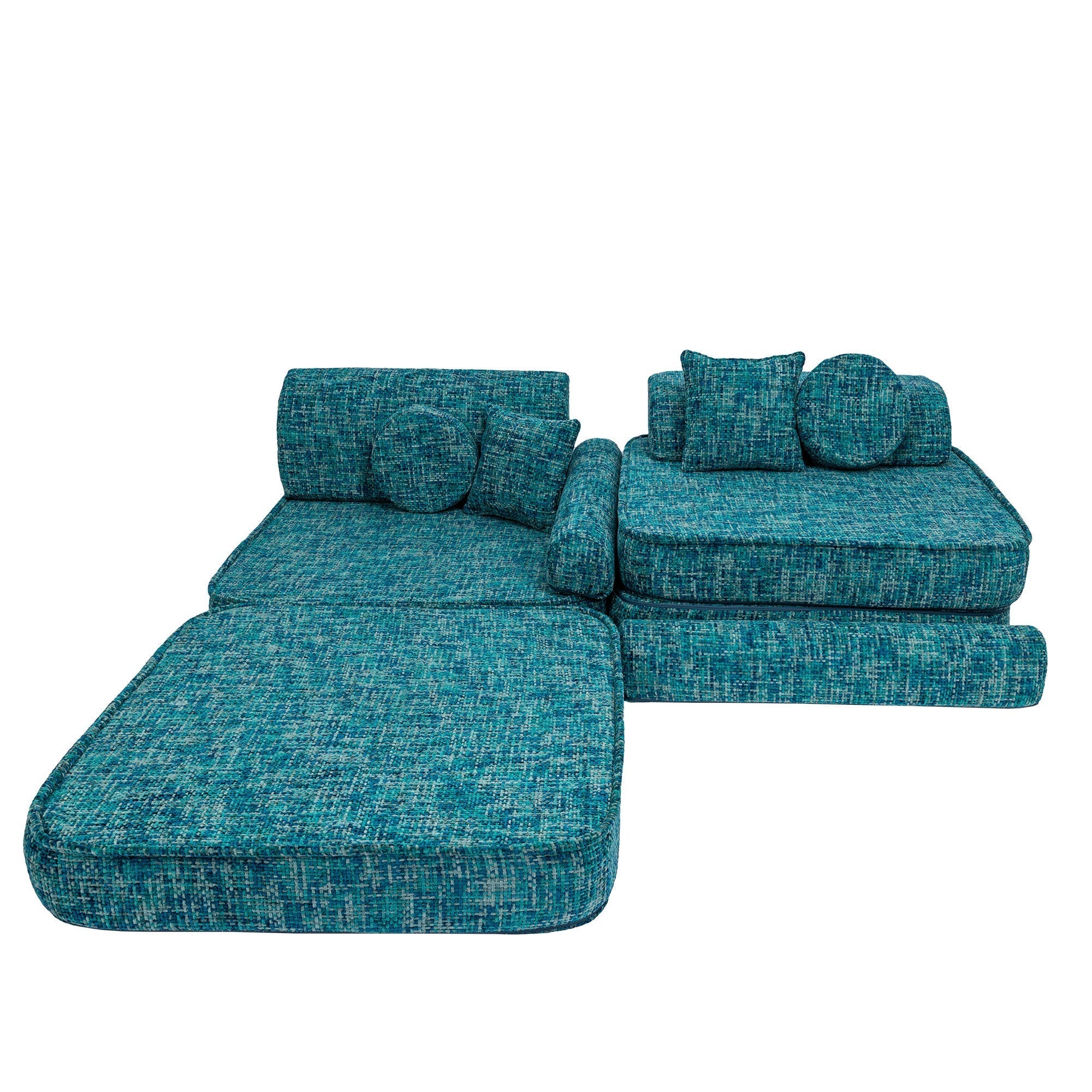 Meowbaby Tangle Kids Play Sofa - Modular Play Couch | 8 Pieces