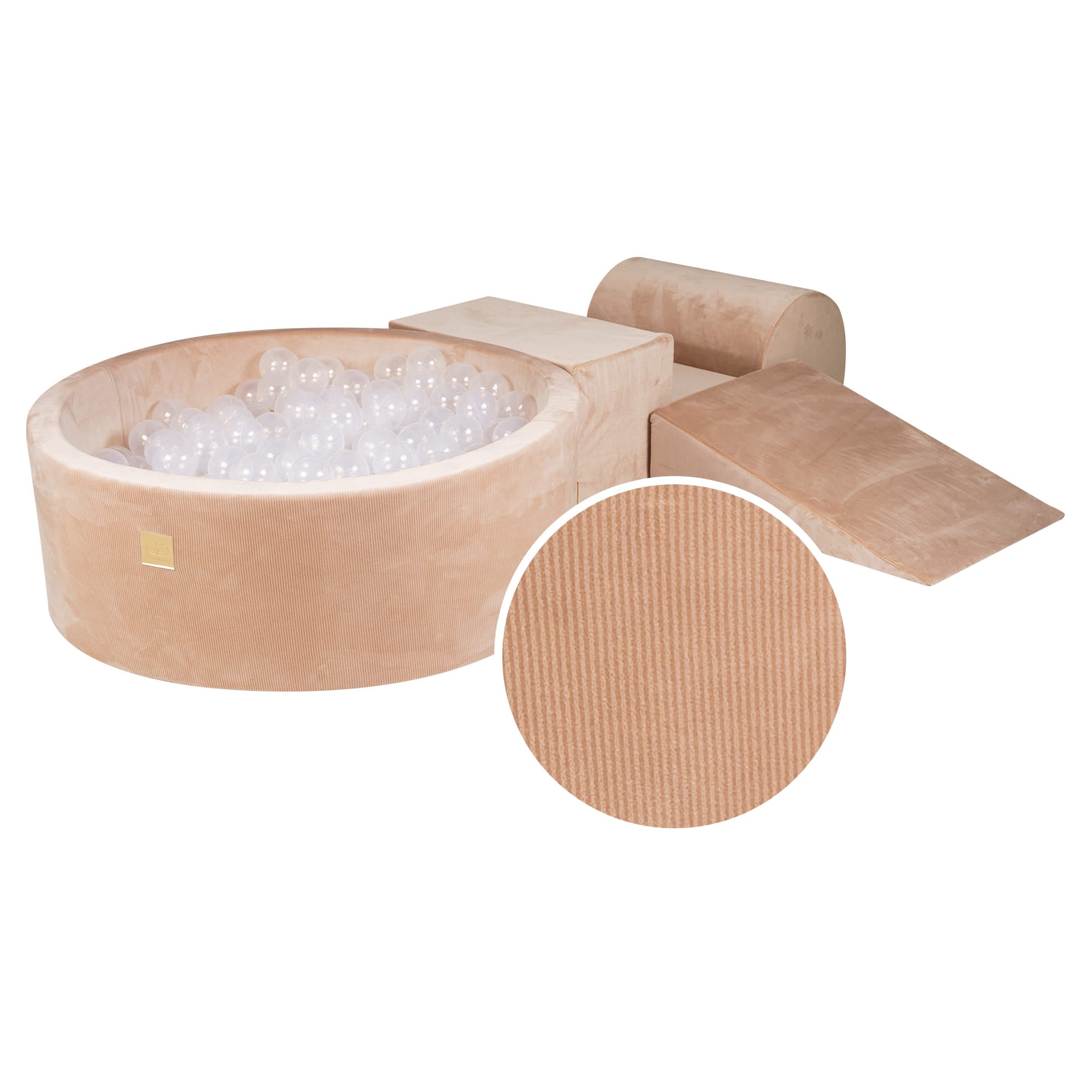 Velvet Corduroy Foam Playground 4 Elements Sand