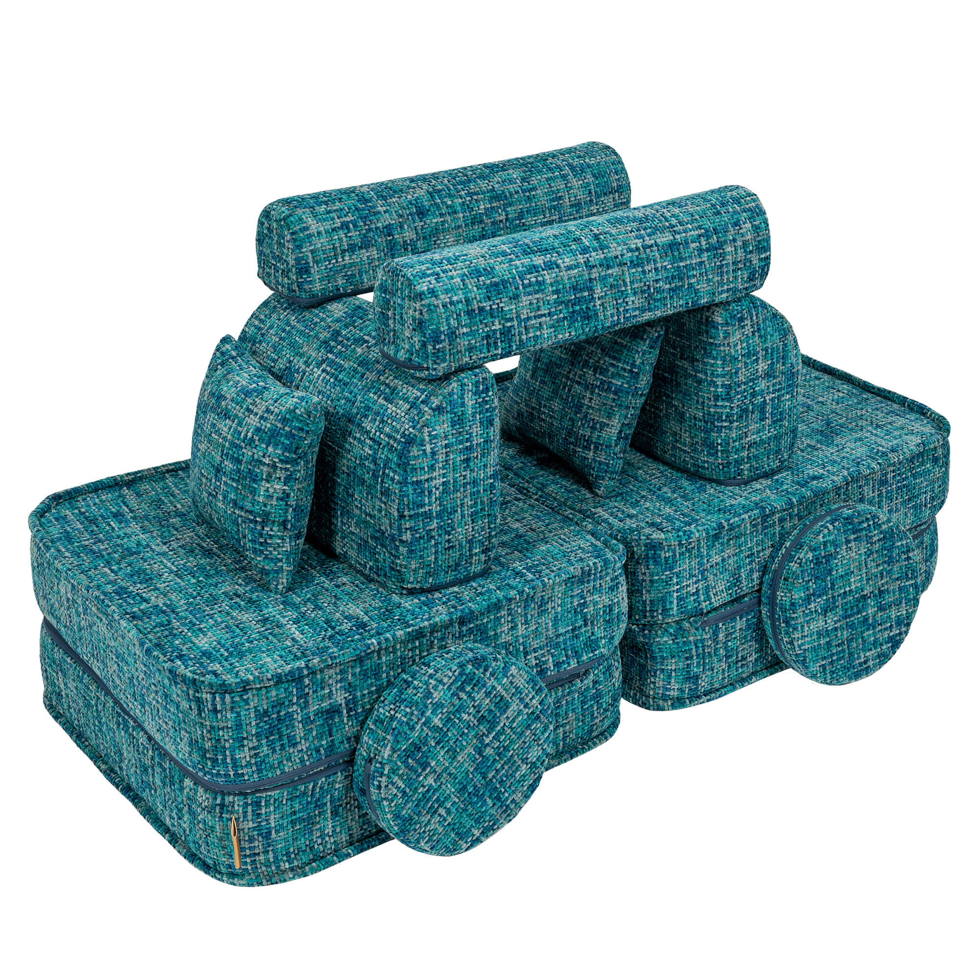 Meowbaby Tangle Pocket Sofa Plus Lagoon Blue