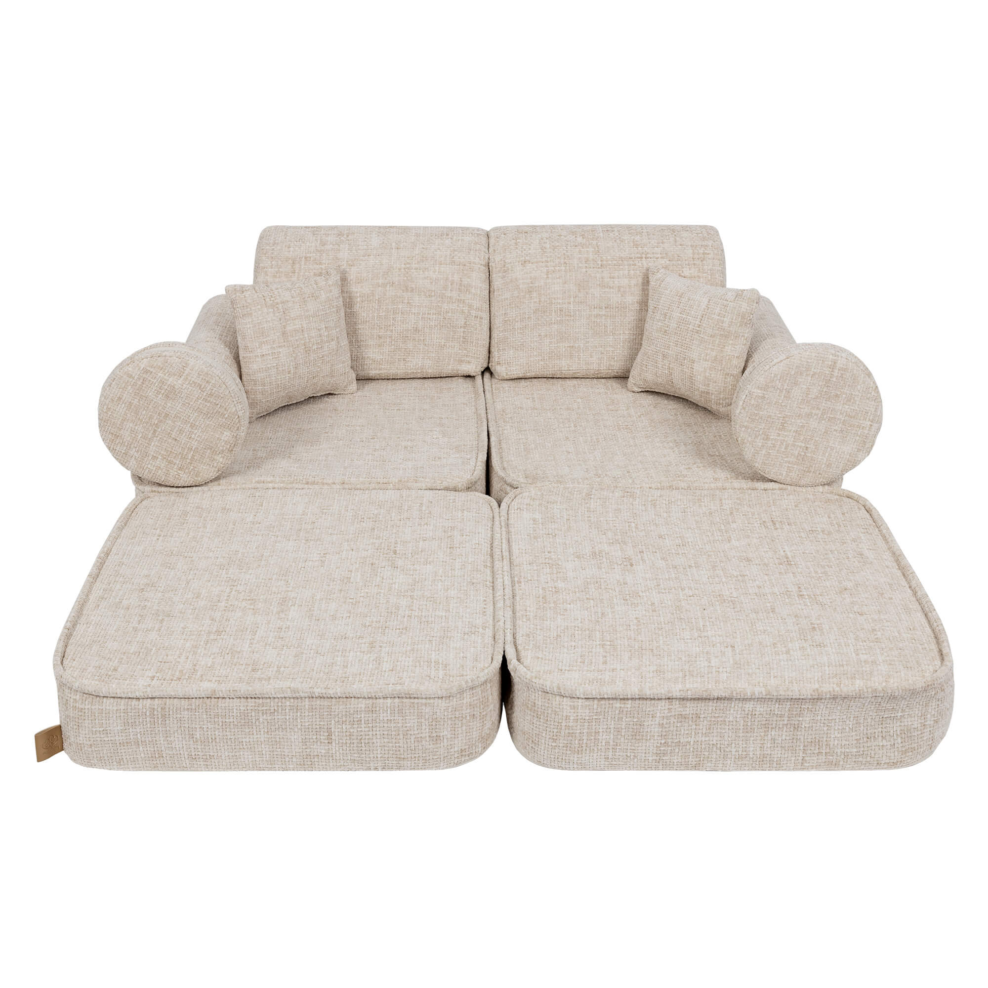 Meowbaby Tangle Pocket Sofa Plus Marshmallow Beige