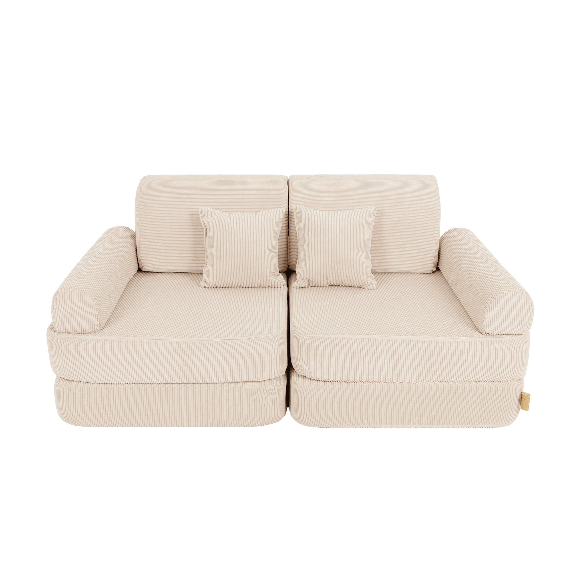 MeowBaby Slimcord Play Sofa Plus – Modular Kids Play Sofa Bed | 10 Pieces