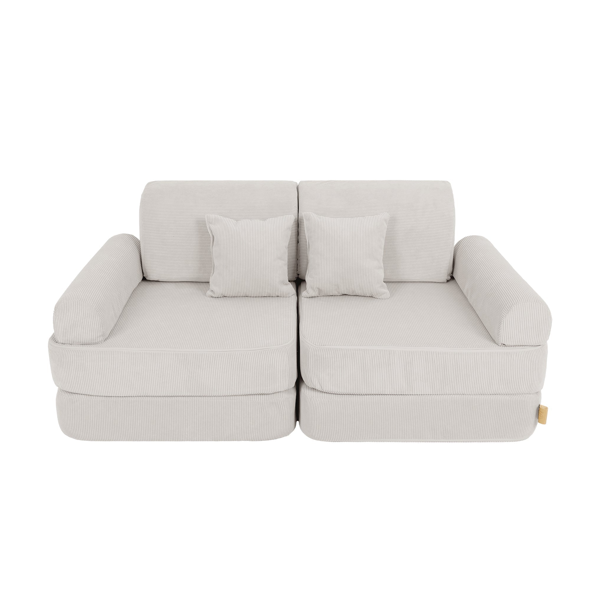 MeowBaby Slimcord Play Sofa Plus – Modular Kids Play Sofa Bed | 10 Pieces