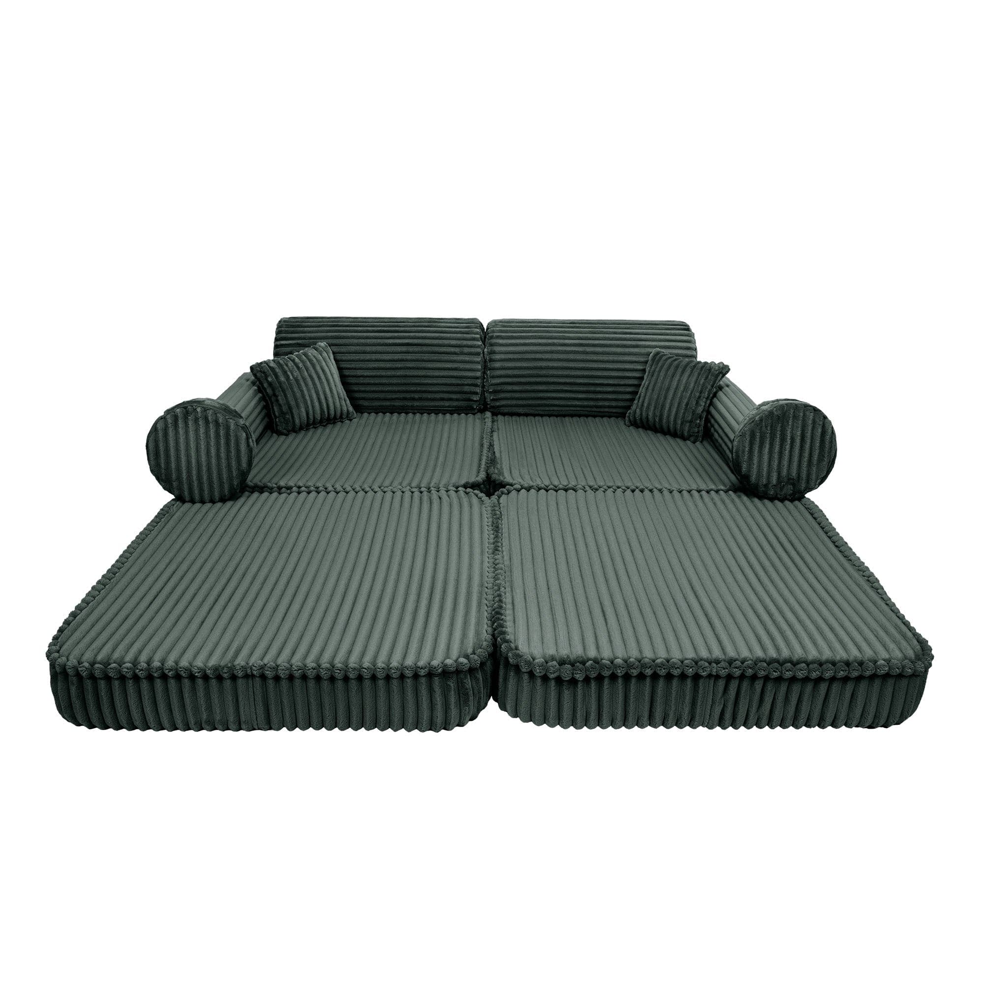 Meowbaby Kids Play Sofa - Modular Play Couch | 10 Pieces | Churros