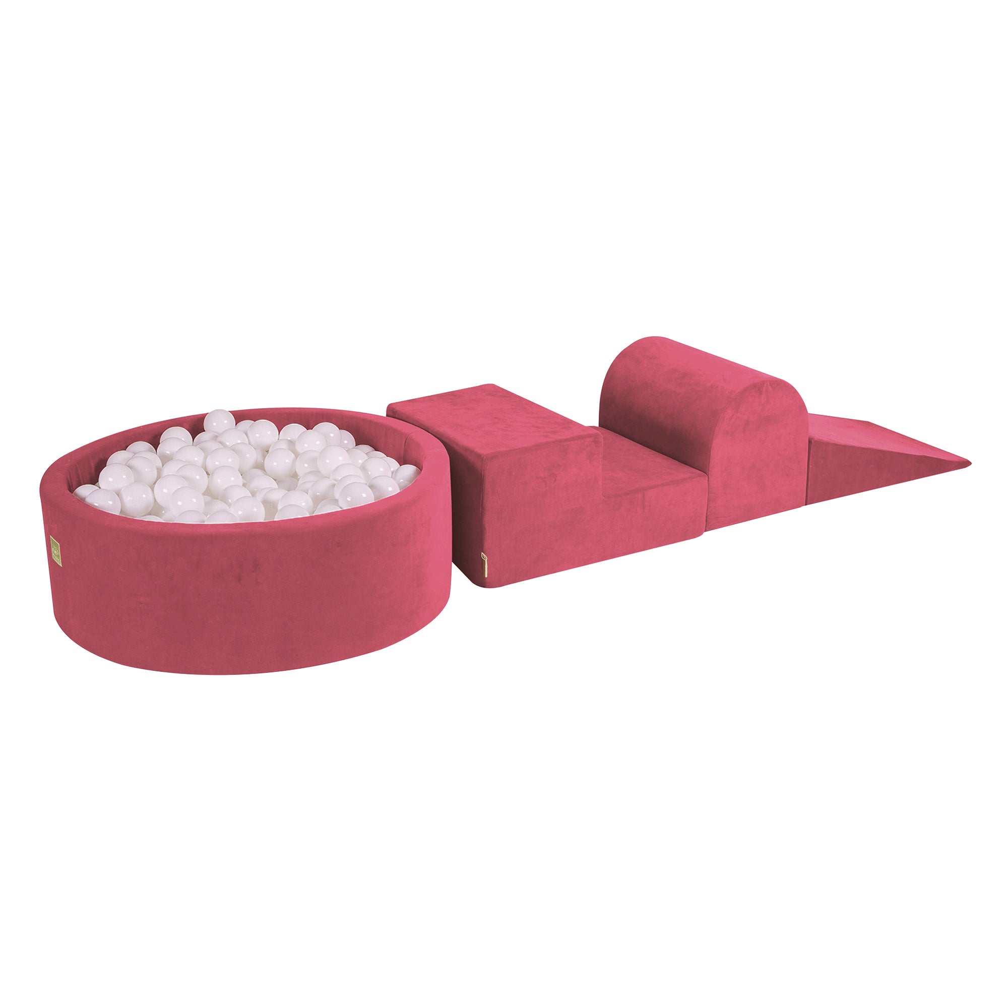 Velvet Kids Foam Climbing Blocks Raspberry Red - Baby Soft Play Set
