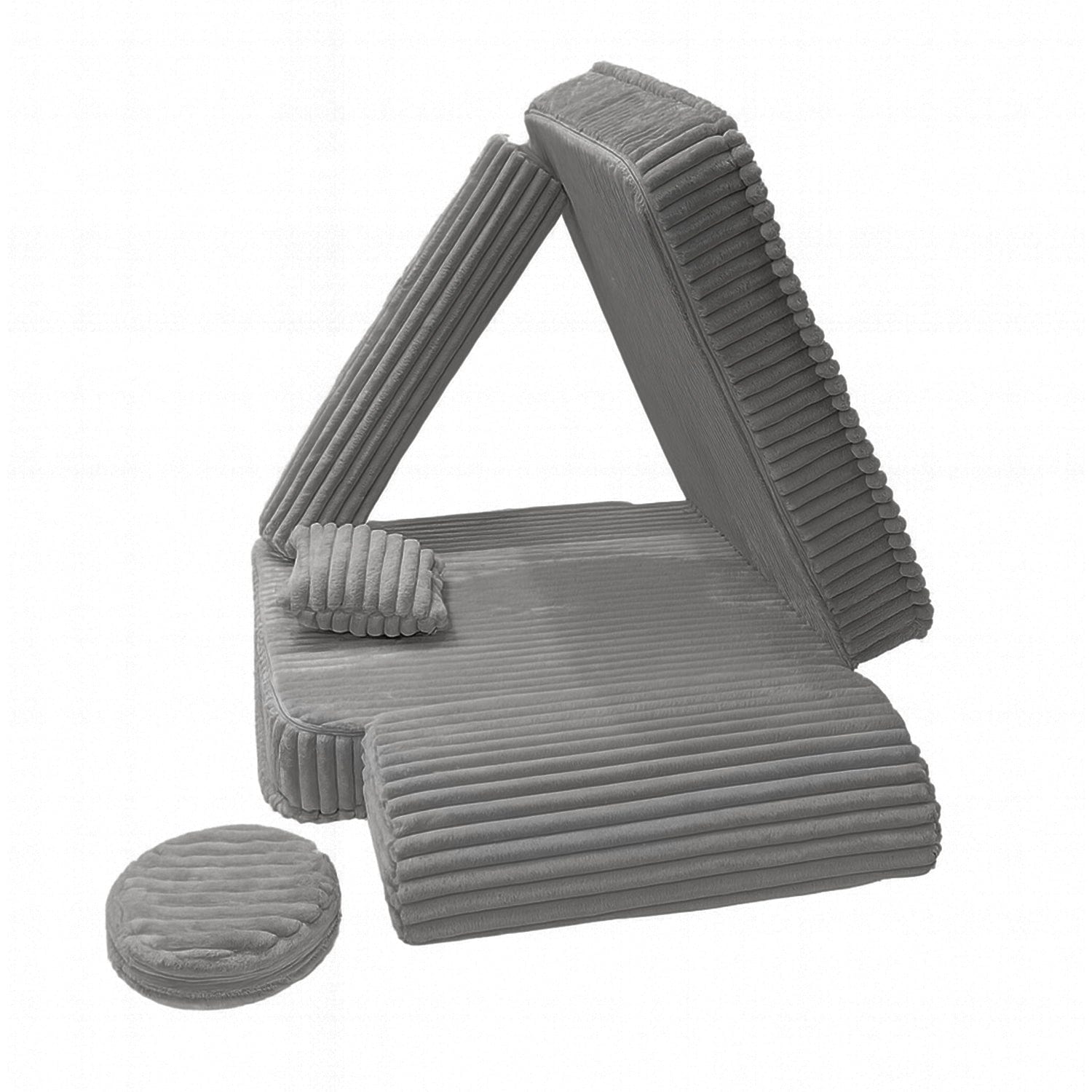 Meowbaby Modular Chair for Kids – 5 Pieces | Churros | 80cm 