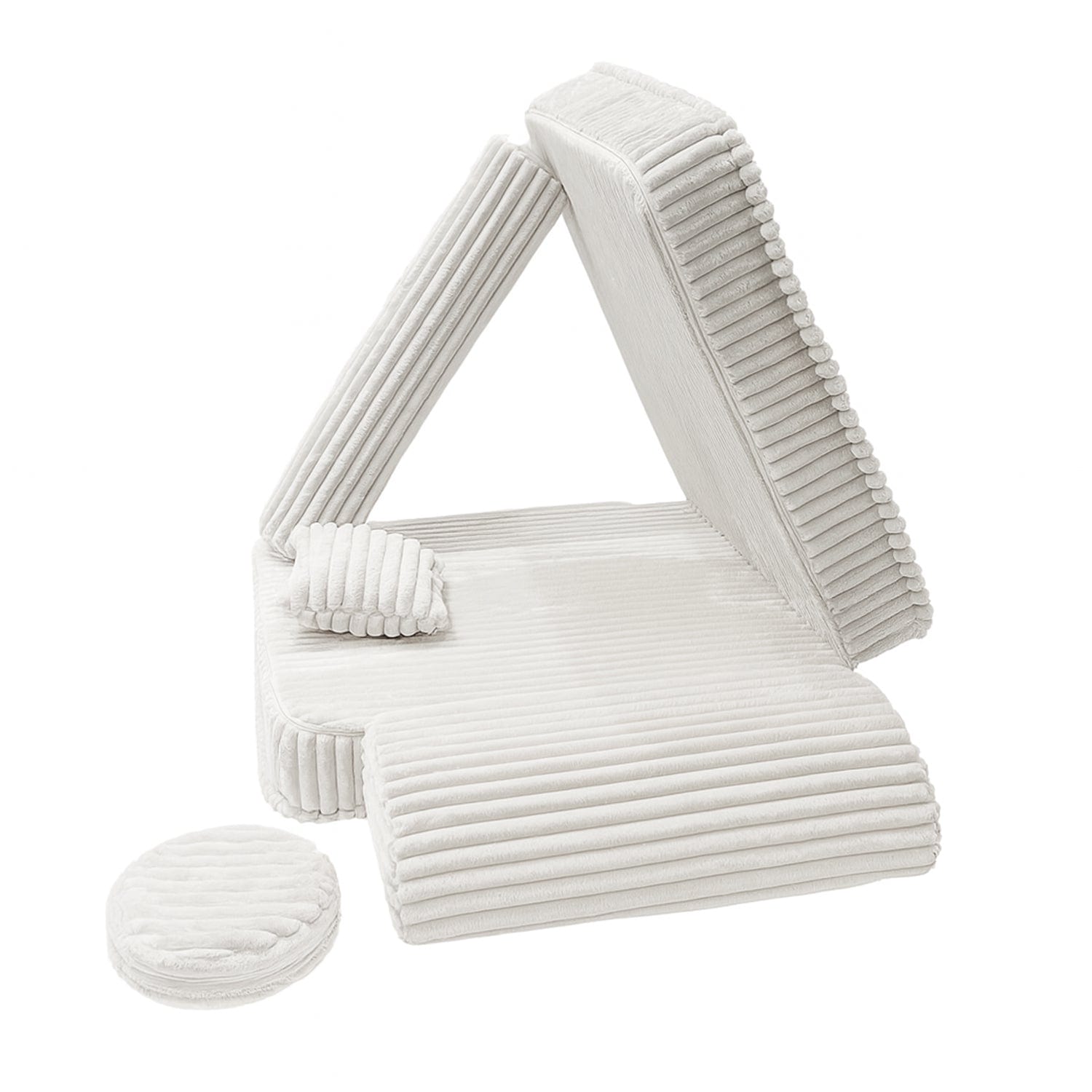 Meowbaby Modular Chair for Kids – 5 Pieces | Churros | 80cm 