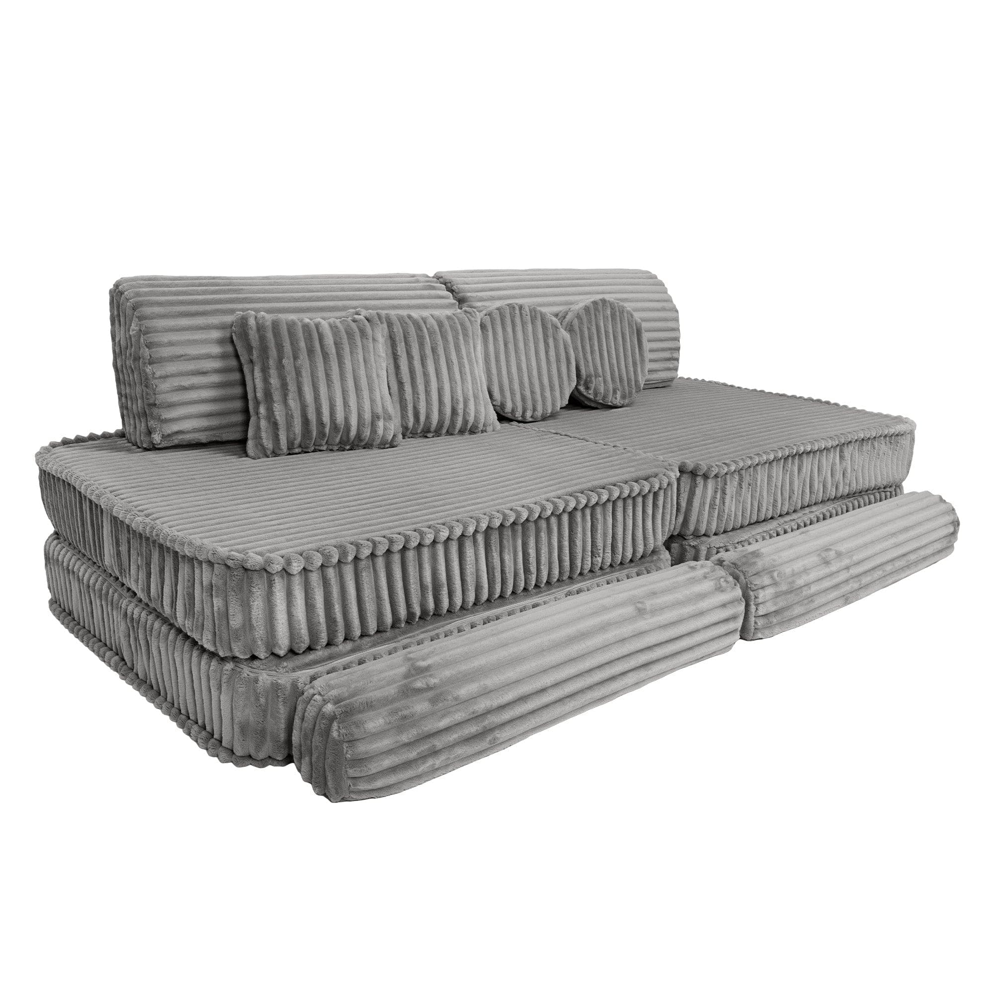 Meowbaby Kids Play Sofa - Modular Play Couch | 10 Pieces | Churros