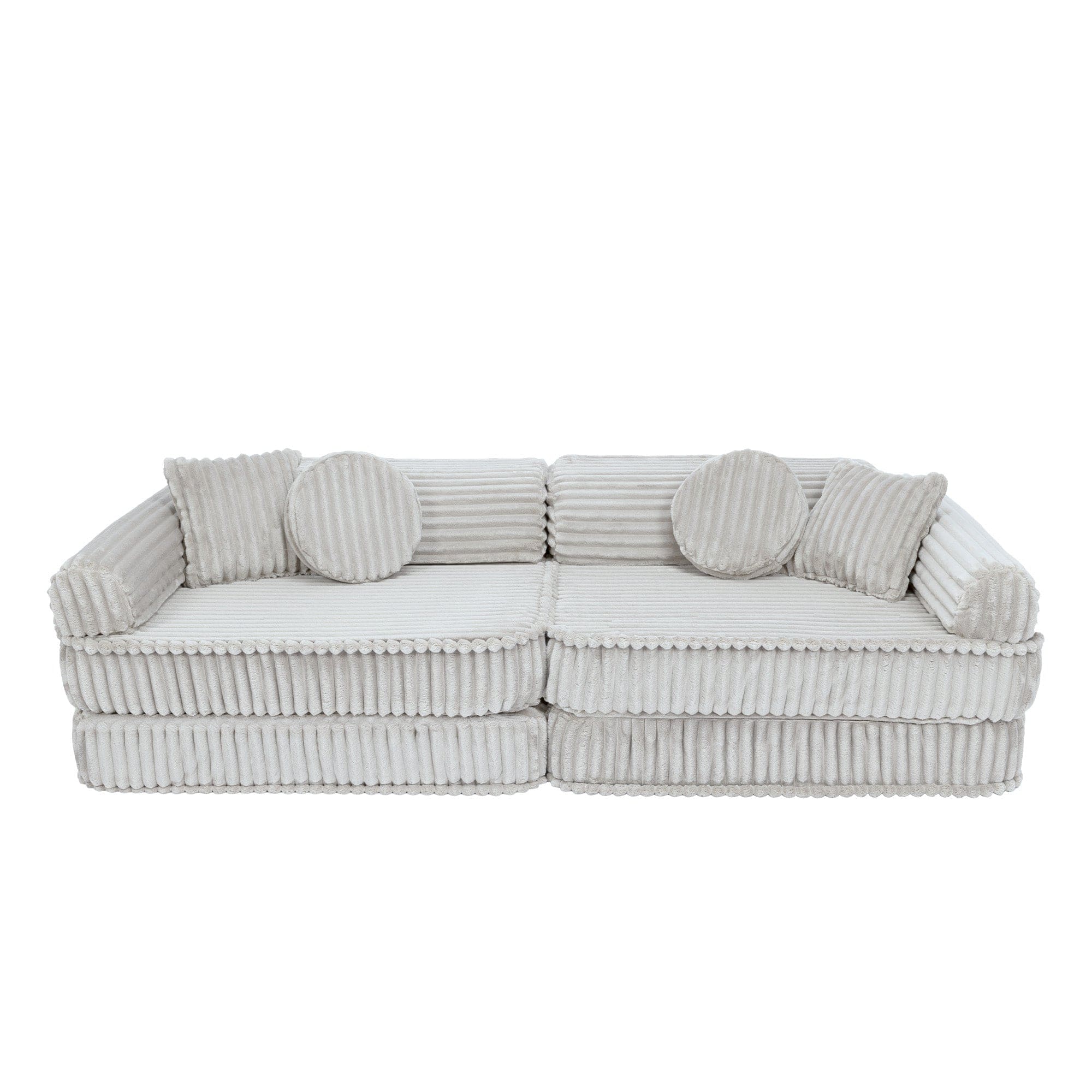 Meowbaby Kids Play Sofa - Modular Play Couch | 10 Pieces | Churros