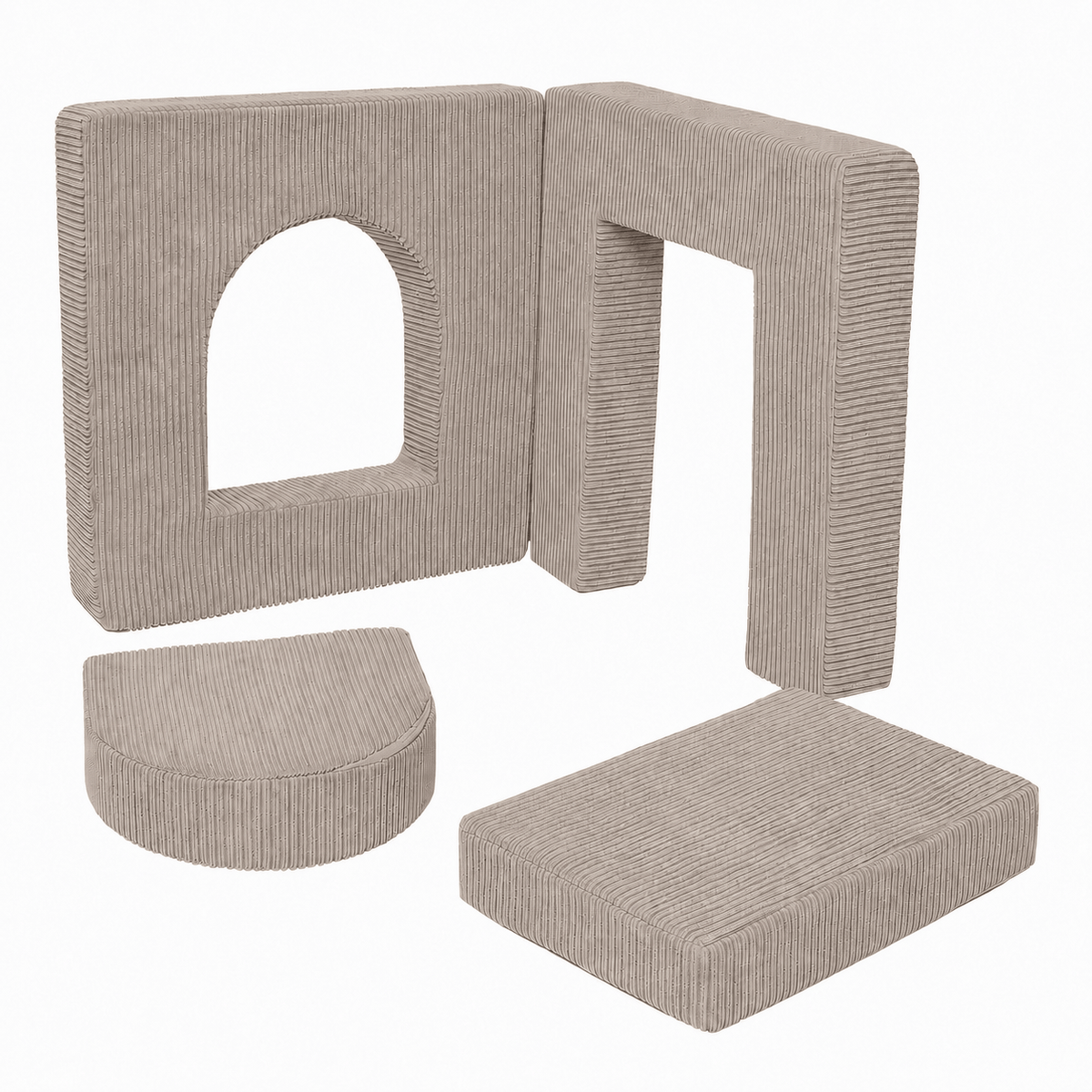 Aesthetic Soft Play Set for Toddlers | Foam Playground Archway | 4 Elements