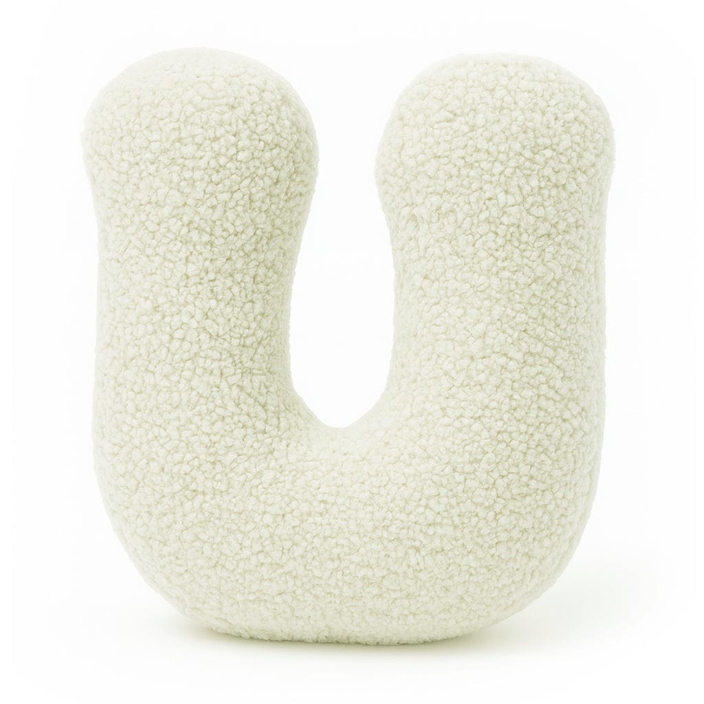 Meowbaby Alphabet Letter Pillow Cream | Bearly