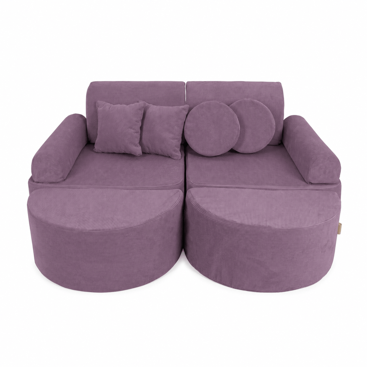 Meowbaby MeowBaby Slimcord Play Sofa Max – Modular Kids Play Sofa Bed | 12 Pieces